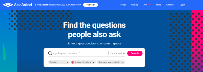 AlsoAsked: Herramienta de Investigación de Preguntas SEO